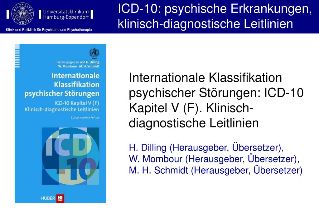 Icd 10 Psychische Störungen Pdf PPT - Diagnostik und Klassifikation psychischer Störungen (ICD-10, DSM