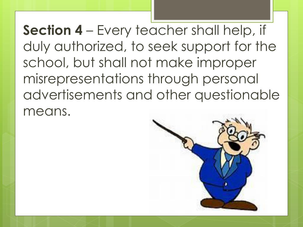 Ppt Code Ethics For Professional Teachers Powerpoint Presentation Free Download Id