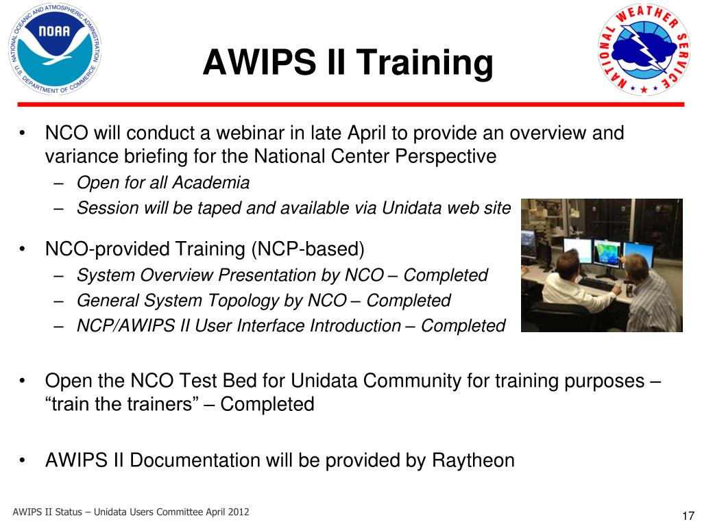 PPT - NAWIPS Migration to AWIPS II Unidata Users Committee Meeting ...