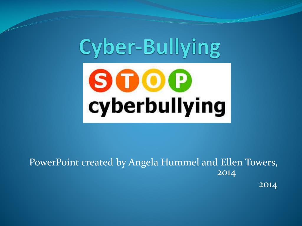 powerpoint presentation on cyber bullying