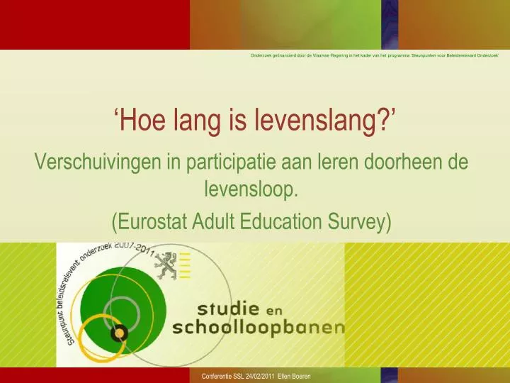 PPT - ‘Hoe lang is levenslang?’ PowerPoint Presentation, free download