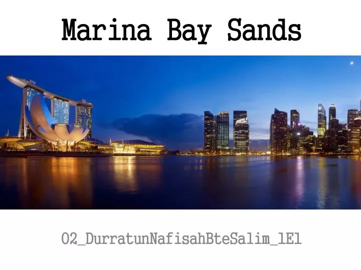 marina bay sands n.