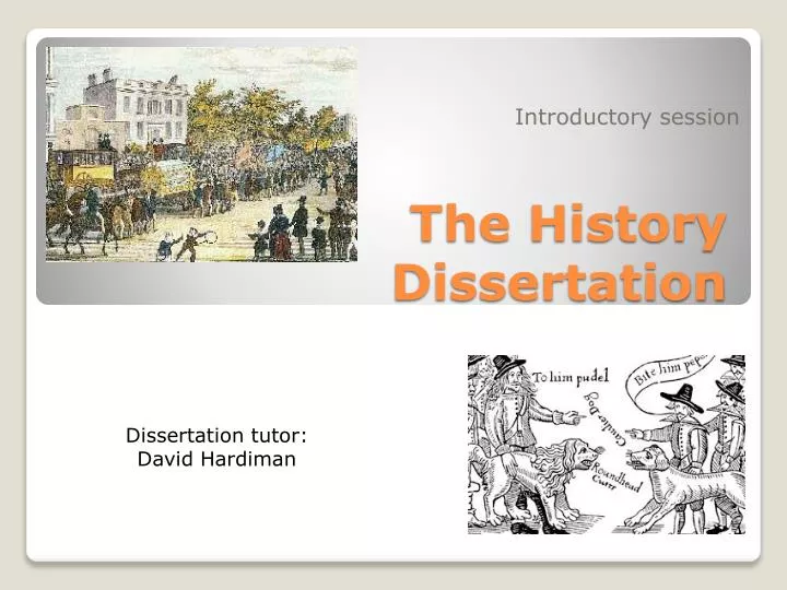 inaugural dissertation history