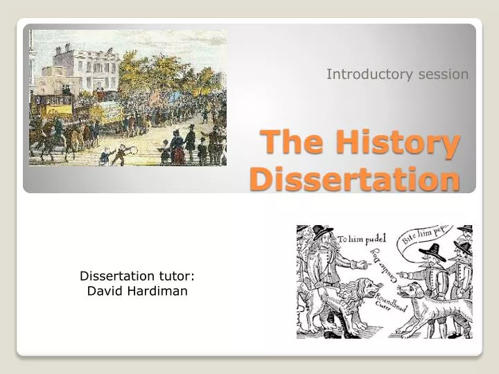 what is a history dissertation