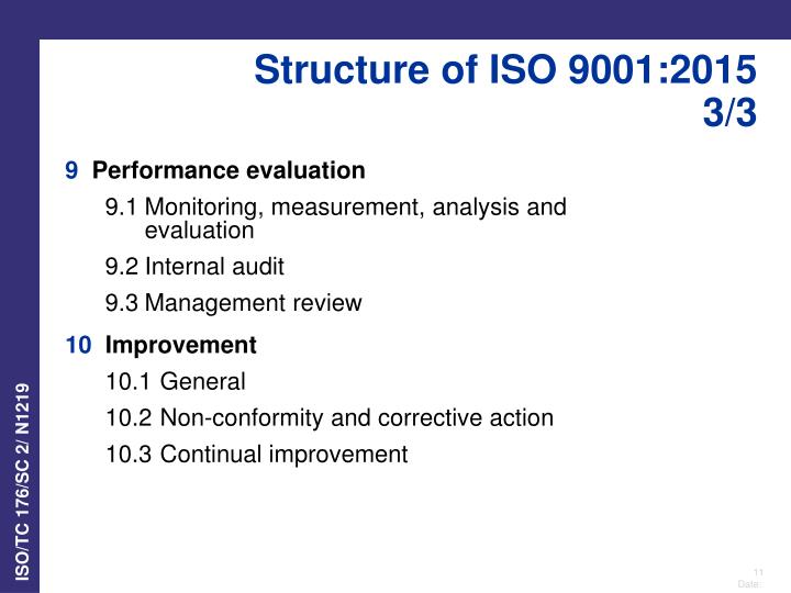 High Level Structure Iso 9001 Revision 2015 – LONCFD