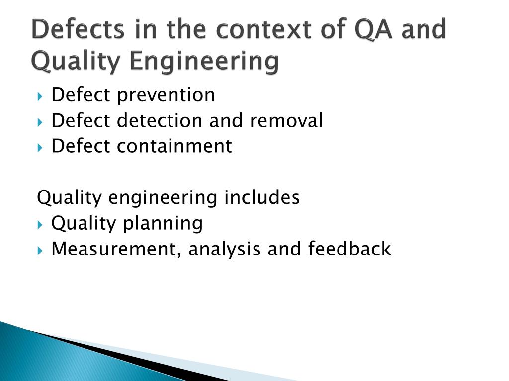 Qe Defect Process PPT - Quality Expectations in Software Development: Meeting Consumer ...