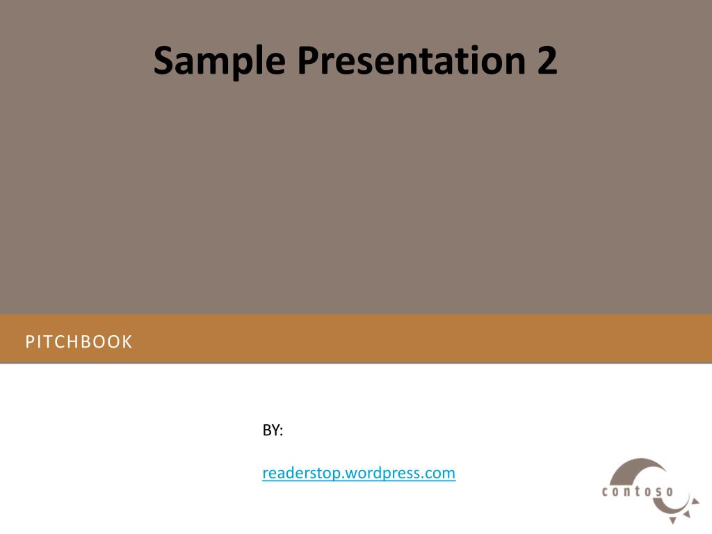 Pitch Book Template Powerpoint from image1.slideserve.com