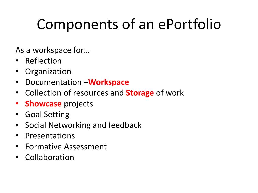 PPT - E-Portfolios John Henry EIRC jhenry@eirc henryjohn37@gmail 609 ...