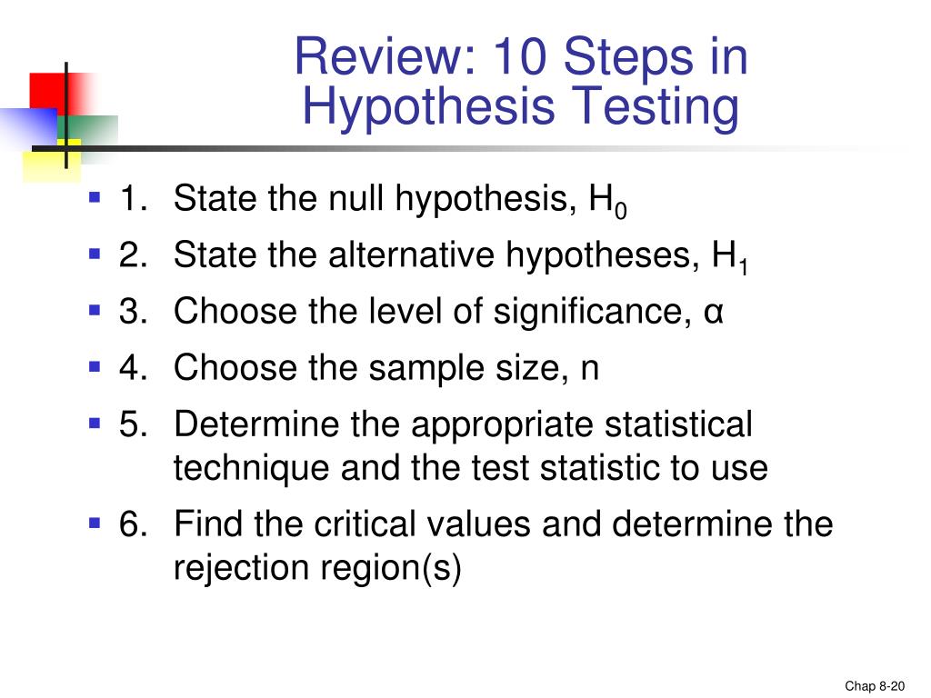 test of hypothesis lecture notes