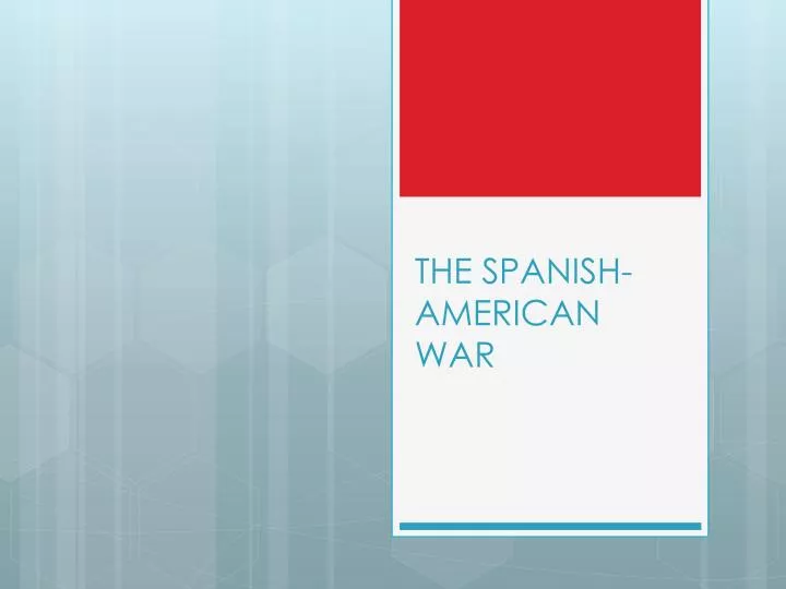the spanish american war n.