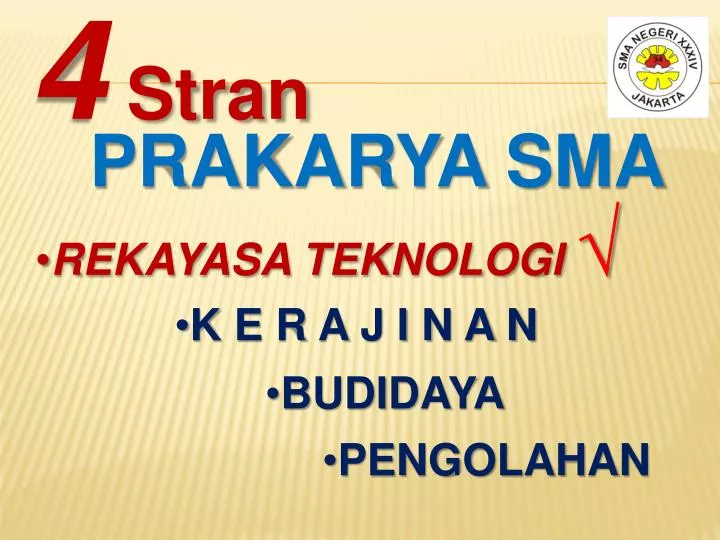 PPT PRAKARYA SMA PowerPoint Presentation, free download ID3248986