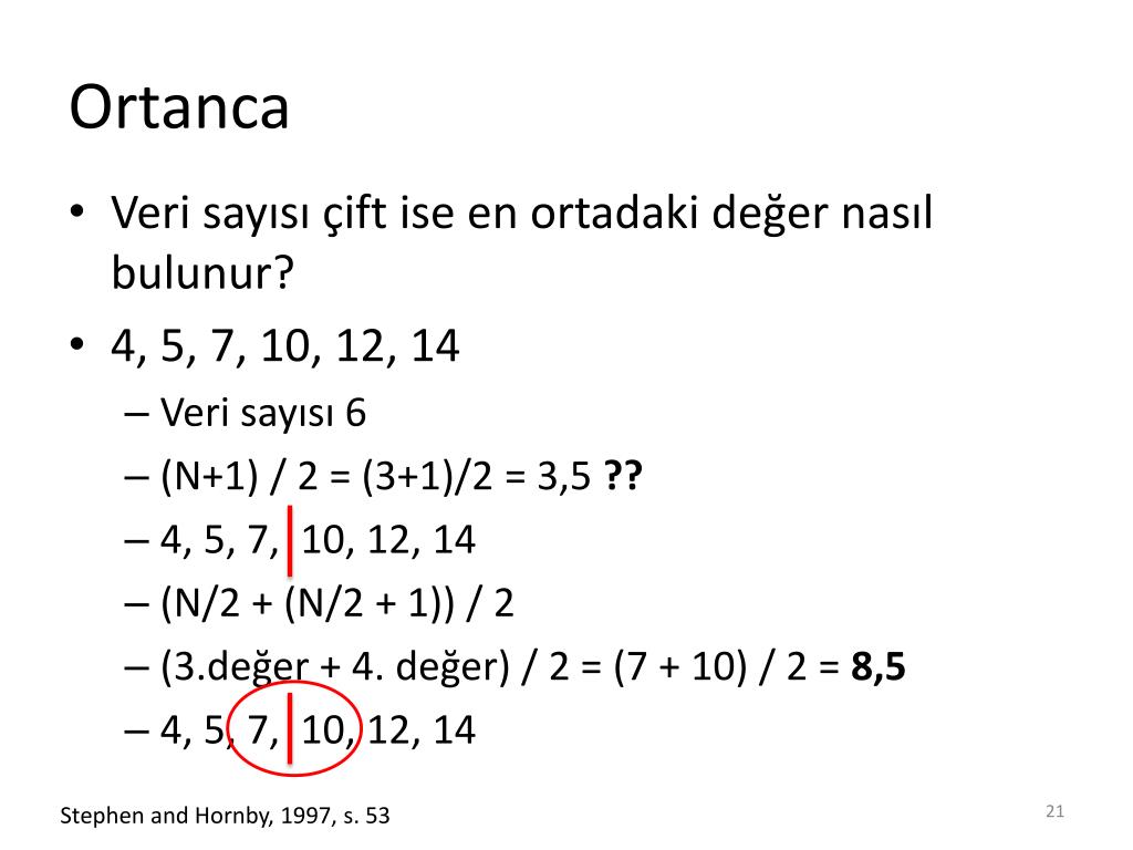 ppt nicel nitel verilerde konum ve degisim olculeri powerpoint presentation id 3250854
