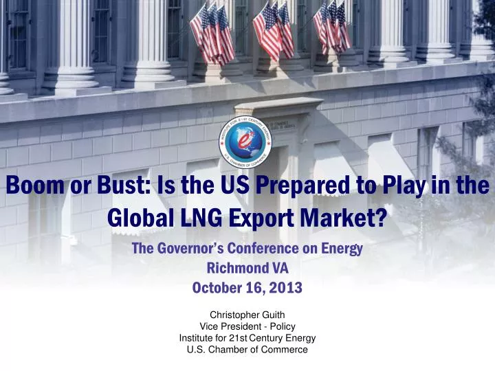 boom or bust is the us prepared to play in the global lng export market n.