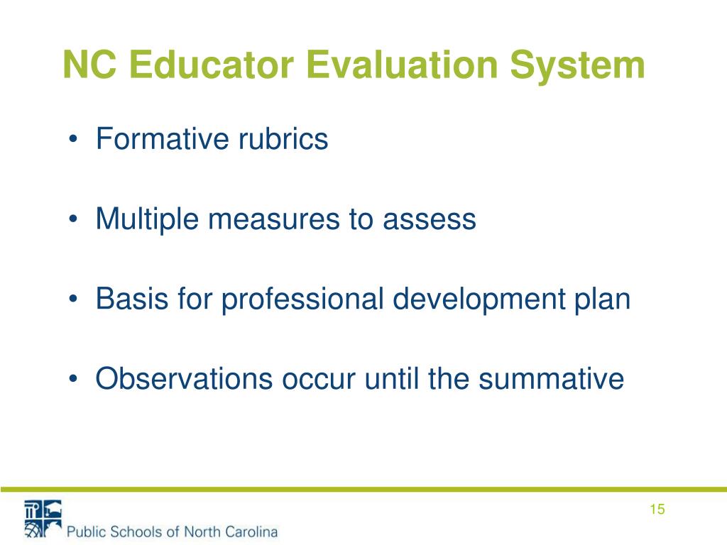 Ppt Nc Educator Evaluation System Overview Powerpoint Presentation