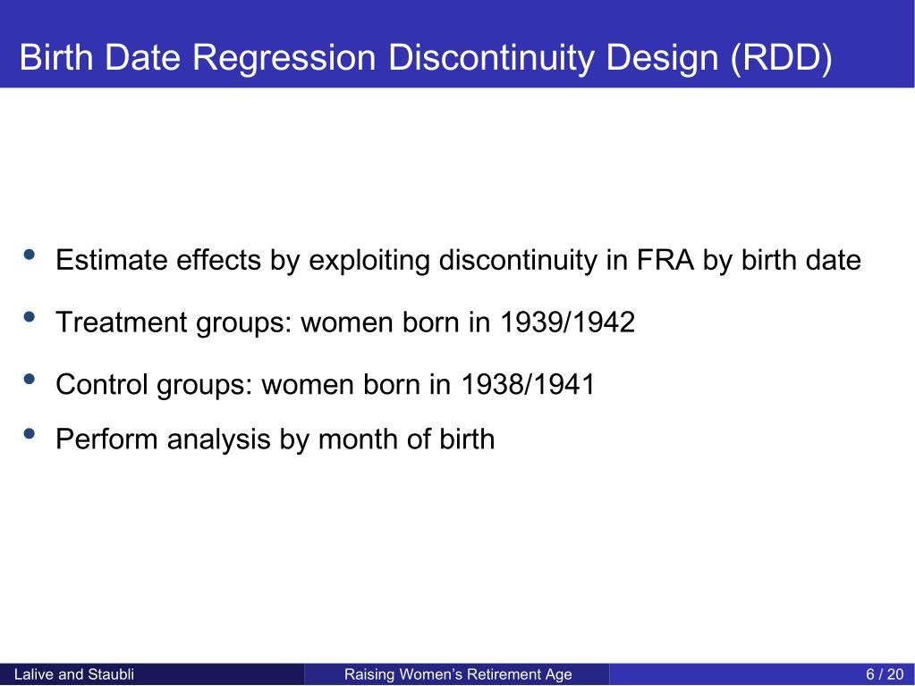 PPT - How Does Raising Women’s Retirement Age Affect Labor Supply ...