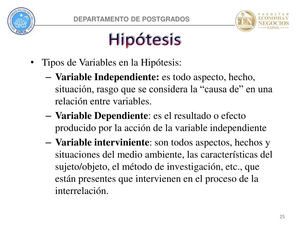 Ejemplos De Variables Dependientes E Independientes En Una