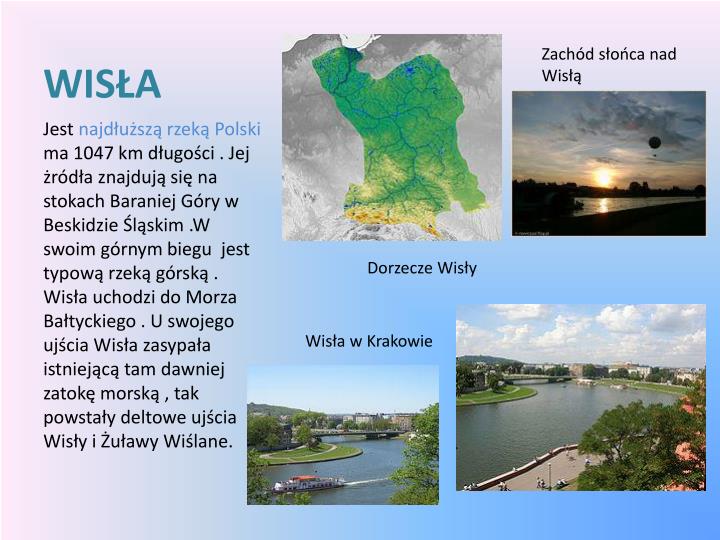 PPT - 8 najdłuższych rzek Polski PowerPoint Presentation - ID:3252411