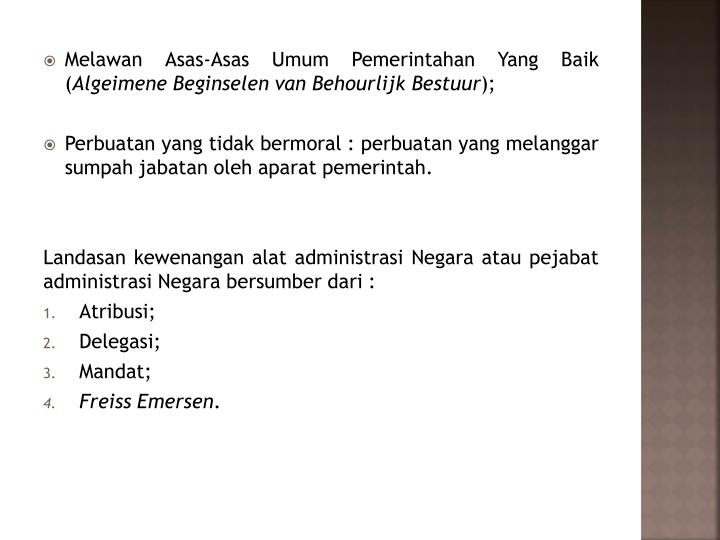PPT - TINDAKAN PEMERINTAH DAN PERLINDUNGAN HUKUM PUBLIK 