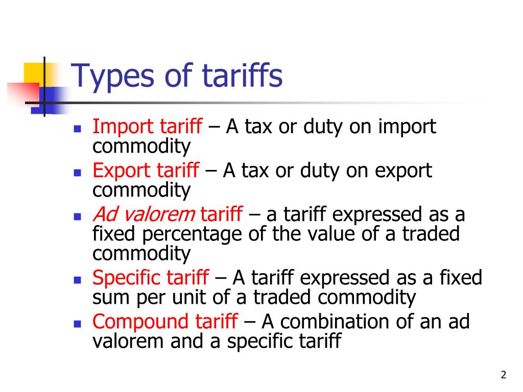 Tariffs meaning 2025 calendar torben a berg