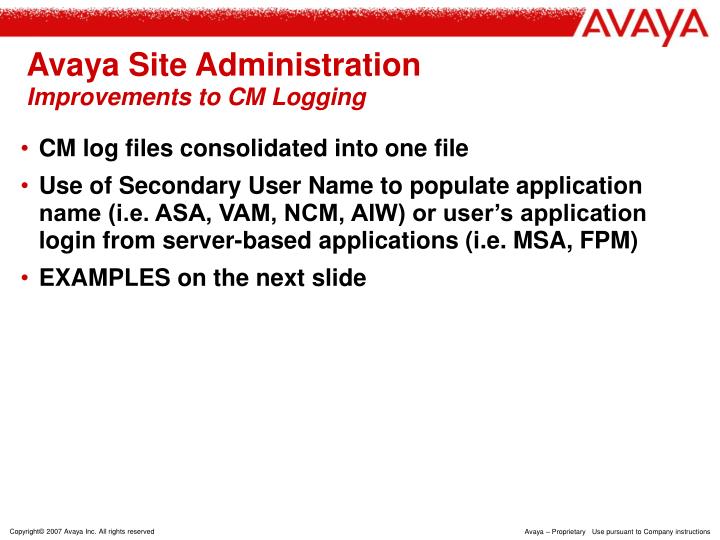 PPT Avaya Site Administration 4.0 Voice Announcement Manager 4.0 What