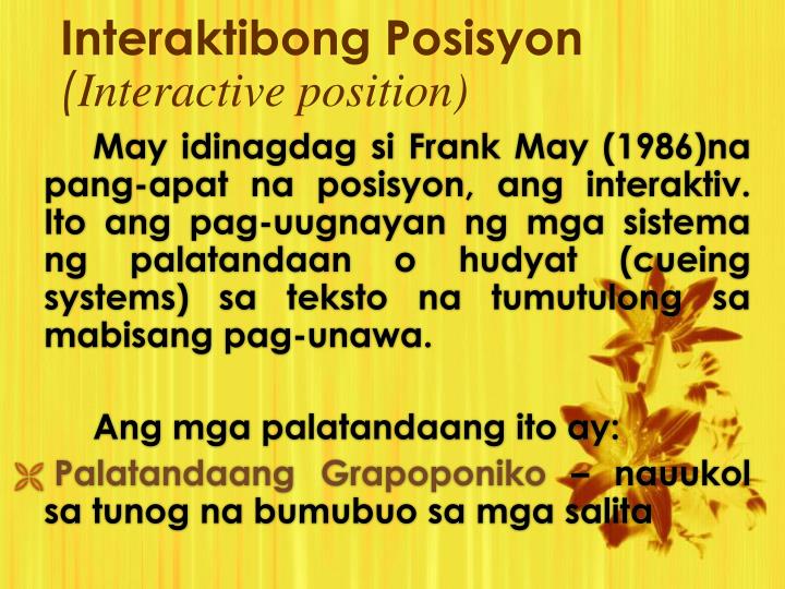 kahulugan ng ng pag unawa Ito rin ay pag-unawa sa wika ng awtor sa pamamagitan ng mga nakasulat na simbulo slideshow 3821654 by ronat denotasyon : - ito ang literal na kahulugan ng isang . kahulugan ng ng pag unawa Ito rin ay pag-unawa sa wika ng awtor sa pamamagitan ng mga nakasulat na simbulo slideshow 3821654 by ronat denotasyon : - ito ang literal na kahulugan ng isang .