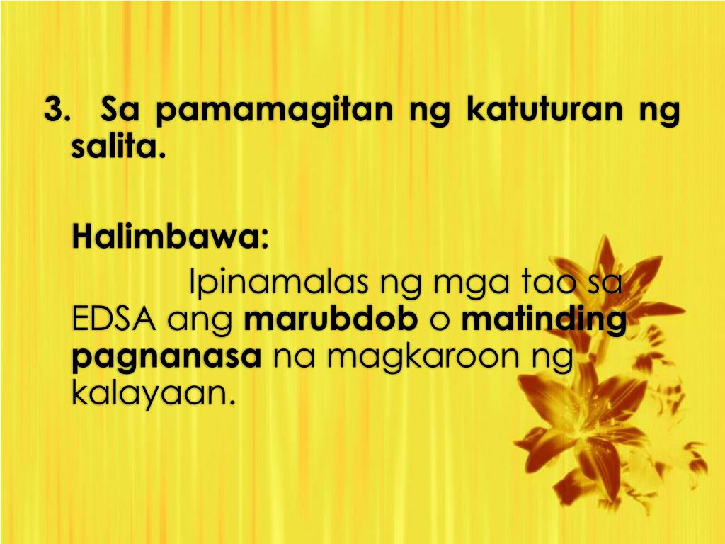 PPT - Ang Talasalitaan Kaugnay sa Pag-unawa ng Teksto PowerPoint