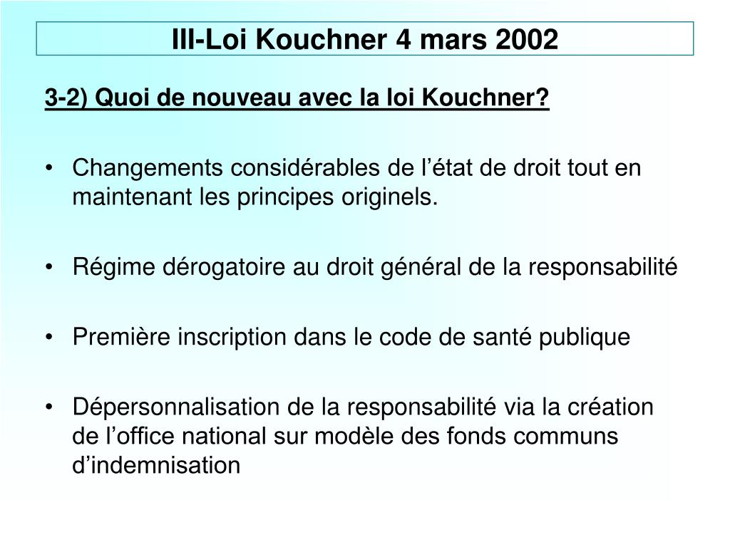 PPT - DROIT et MEDECINE Ou comment parler RESPONSABILITE MEDICALE