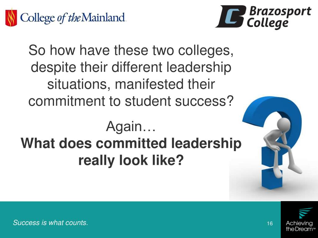 PPT - Committed Leadership: Supporting Student Success Interventions ...