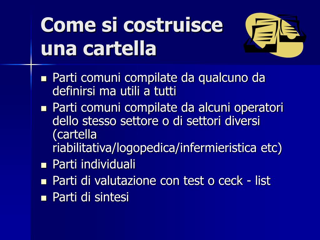 PPT - Cartella Riabilitativa PowerPoint Presentation, free download -  ID:3257968