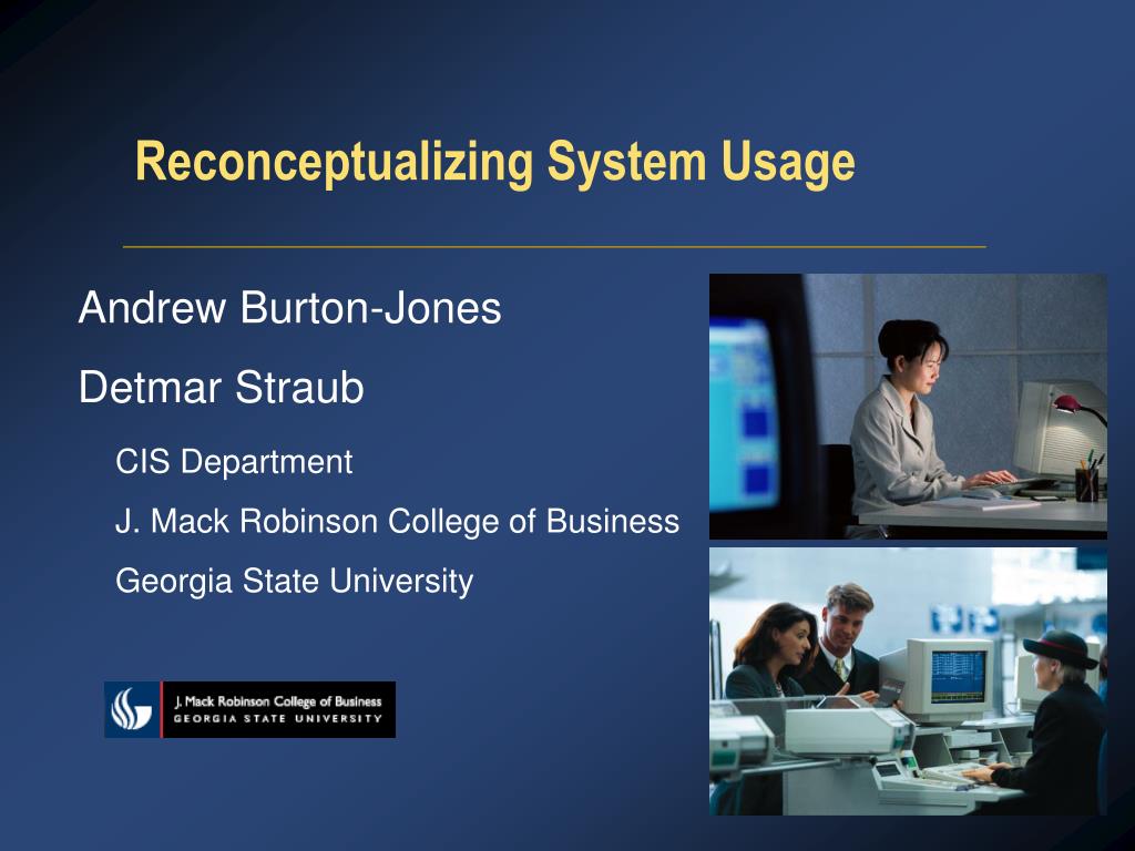 PPT - Reconceptualizing System Usage PowerPoint Presentation, free download  - ID:3258344