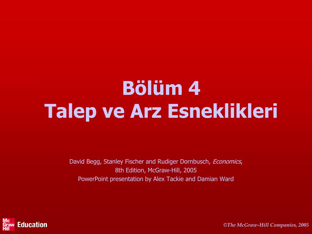 Talebin esnekliği Talebin esnekliği