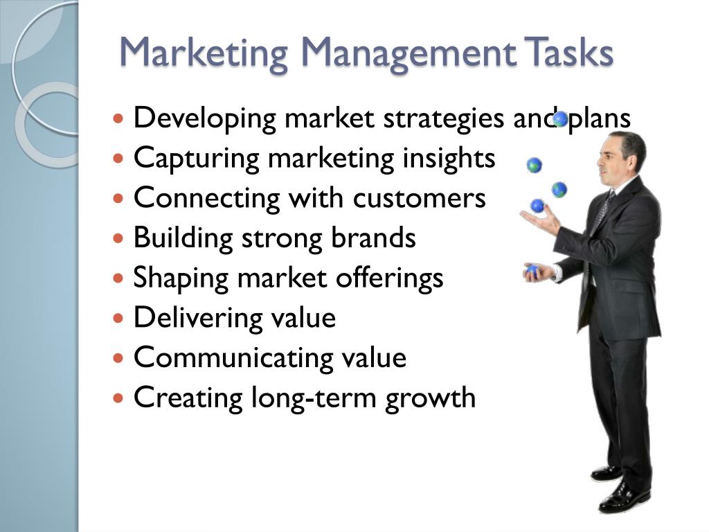 marketing tasks definition