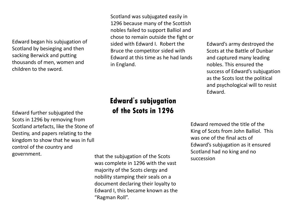PPT - HIGHER HISTORY: The Wars of Independence 1286-1328 PowerPoint ...