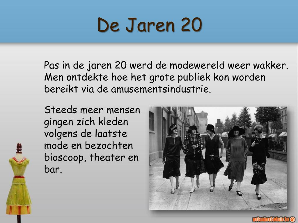 PPT - Mode door de jaren heen PowerPoint Presentation, free download