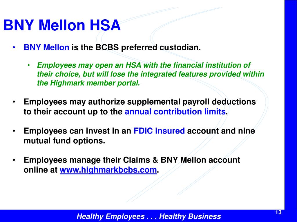 PPT High Deductible Health Plans & BlueAccount Health Savings