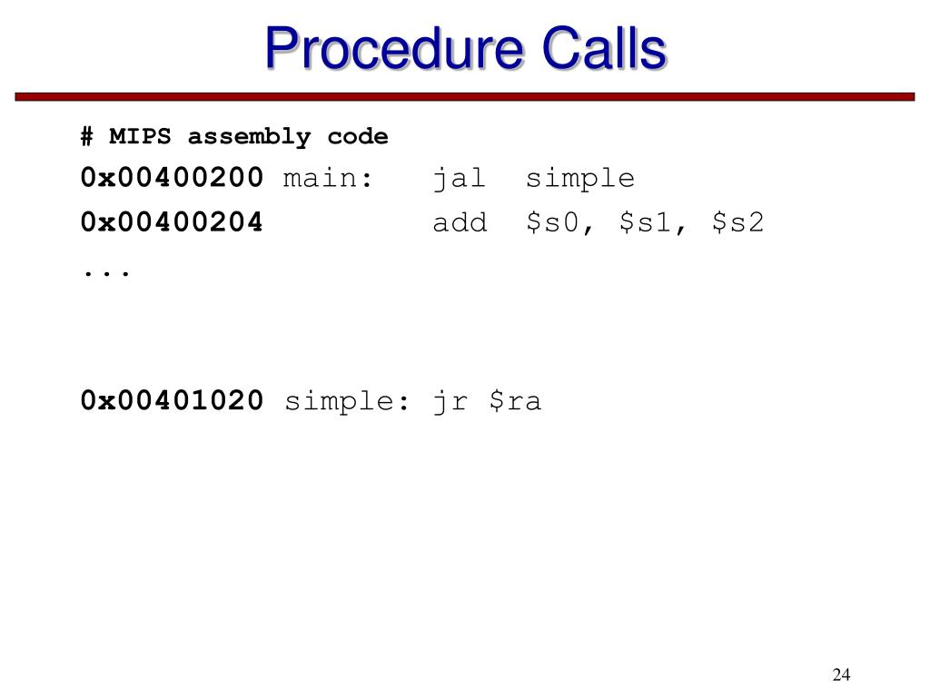 PPT - Branches and Procedure Calls PowerPoint Presentation, free ...