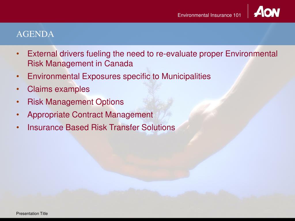 PPT - Environmental Liability Management & Risk Transfer Solutions ...