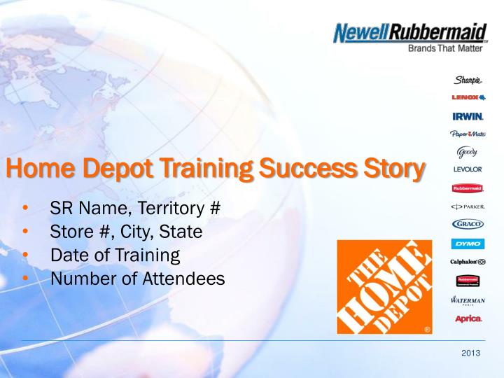 home depot training success story n.
