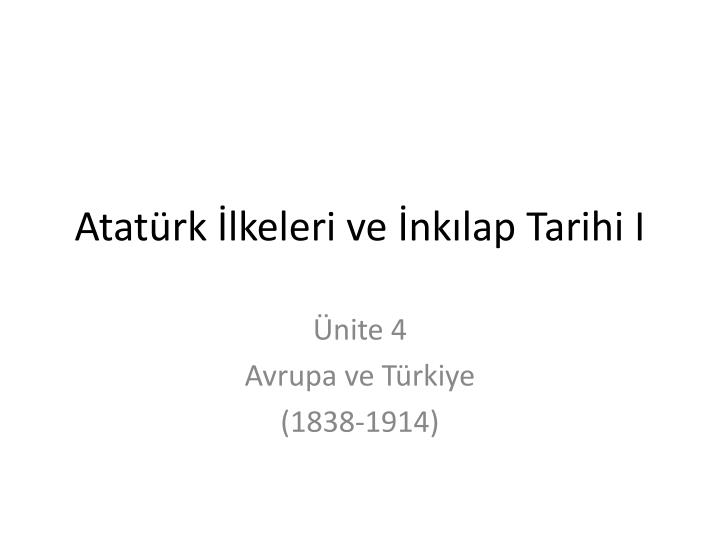 1 Dunya Savasi Oncesi Osmanli Devletinin Ittifak Arayislari
