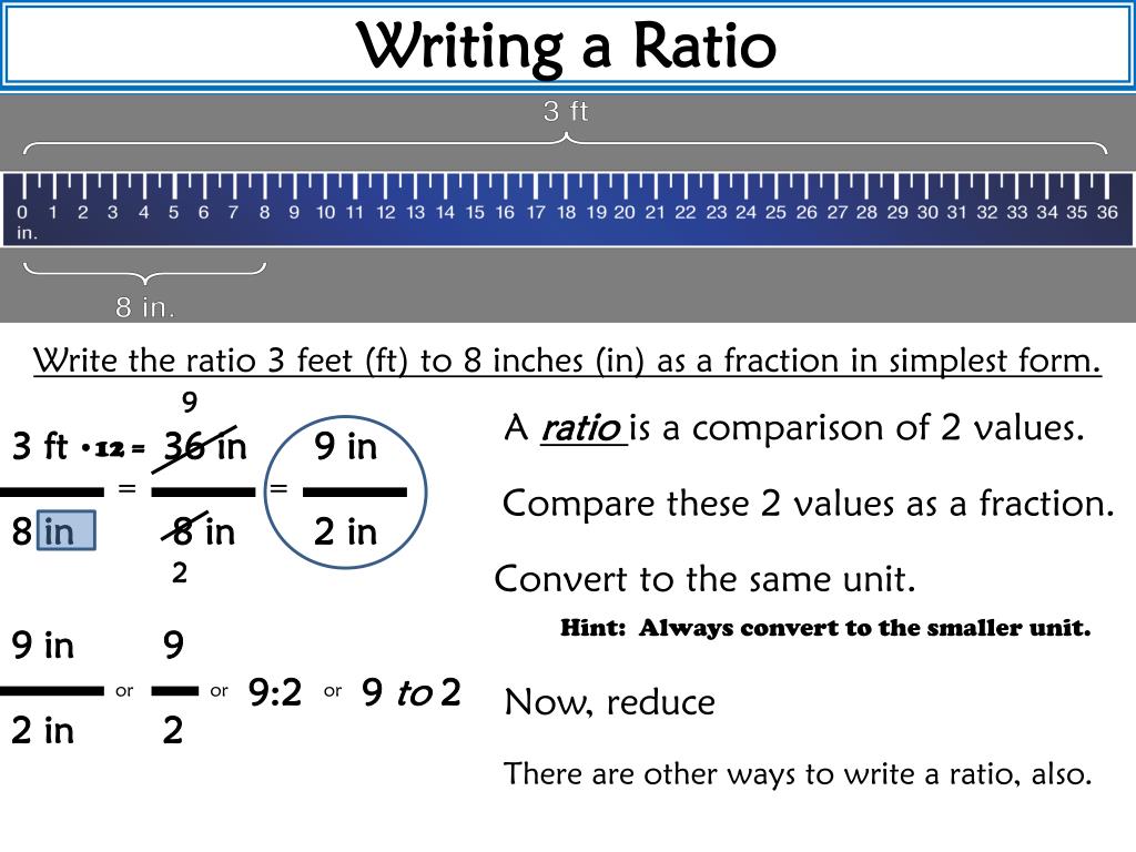 PPT - Writing a Ratio PowerPoint Presentation, free download - ID