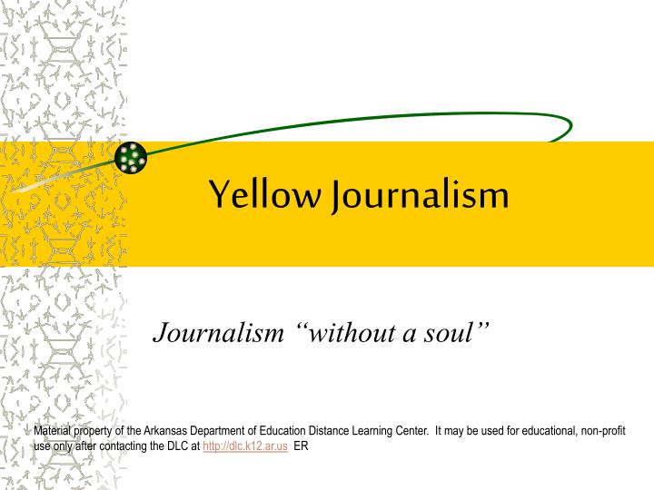PPT Yellow Journalism PowerPoint Presentation, free download ID3272255
