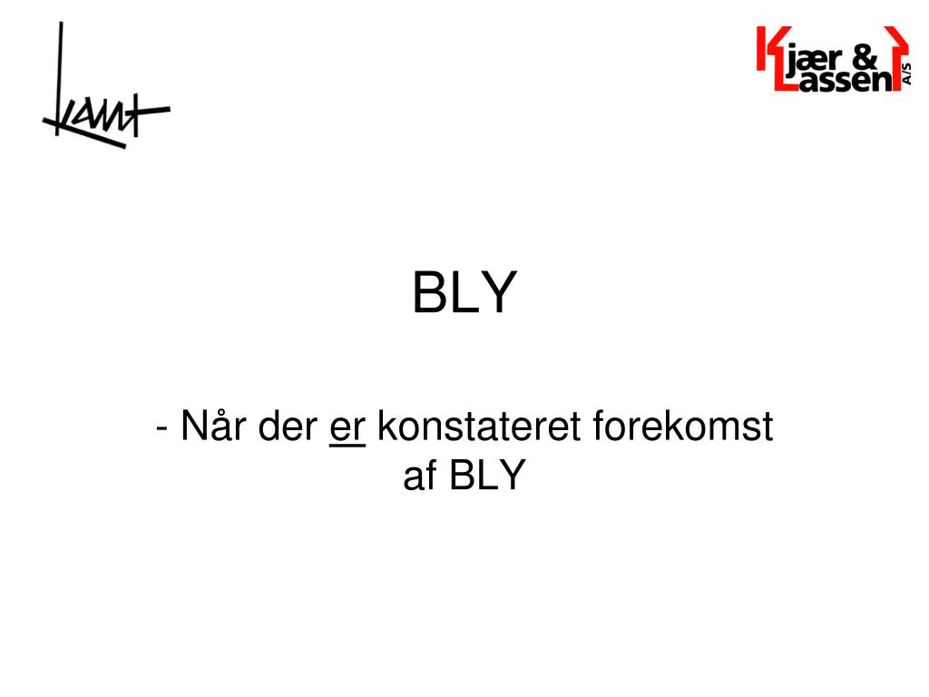 PPT - BLY i byggeri PowerPoint Presentation, free download - ID ...