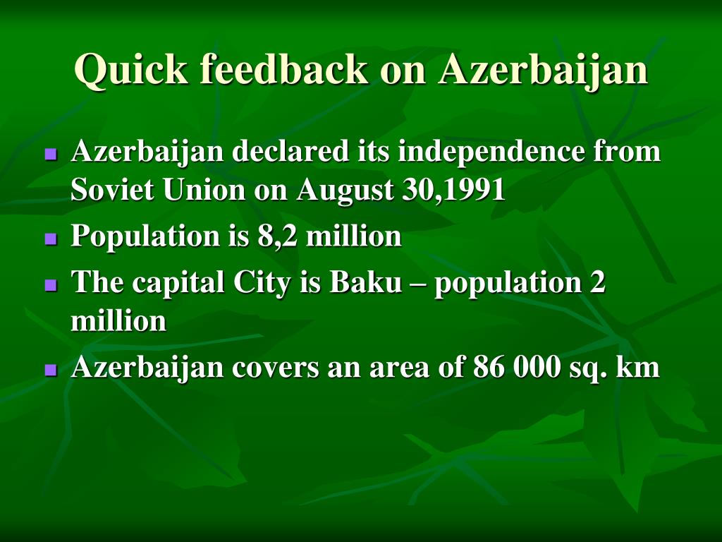 PPT - Economic Development in Azerbaijan PowerPoint Presentation, free download - ID:3273085