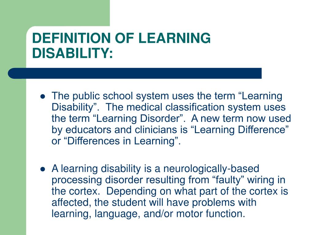 PPT Does Your Child Have A Learning Disability PowerPoint ppt-does-your-child-have-a-learning-disability-powerpoint