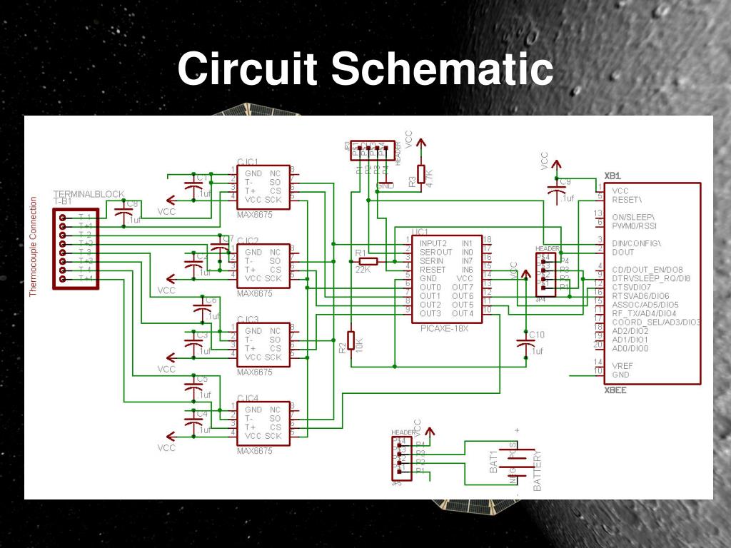 Wireless Temperature Sensor PowerPoint Presentation free Circuit Diagram