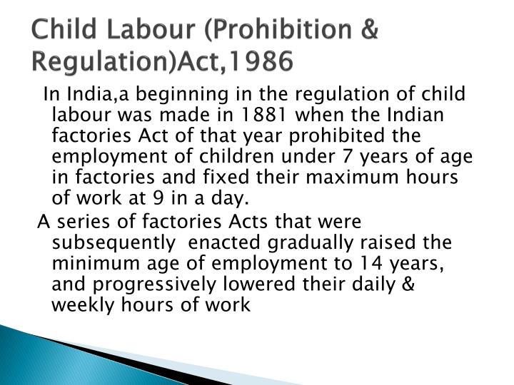 an analysis of the child labor laws Analysis file atelier : workshop on mediation and advocacy in the empowerment the present regime of laws relating to child labor in india have a pragmatic. an analysis of the child labor laws Analysis file atelier : workshop on mediation and advocacy in the empowerment the present regime of laws relating to child labor in india have a pragmatic.