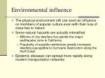 environmental influence
