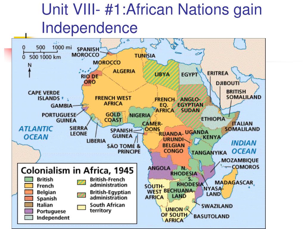 Unit 8 t. Колониальный раздел Африки.