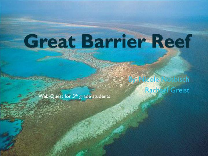 the great barrier reef powerpoint presentation