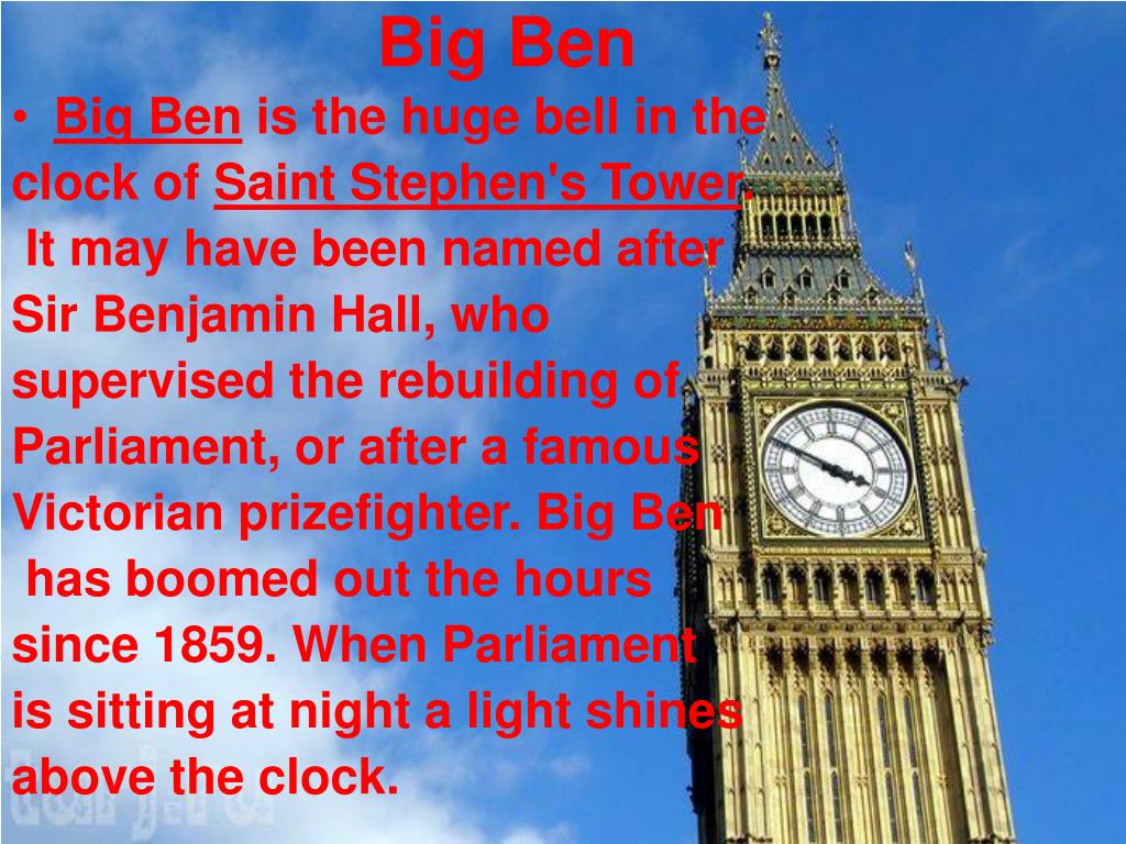 A trip to london. Биг Бен сочинение. Сочинение по big Ben. Сочинение про Биг Бен на английском. Benjamin Hall portrait Биг Бен.